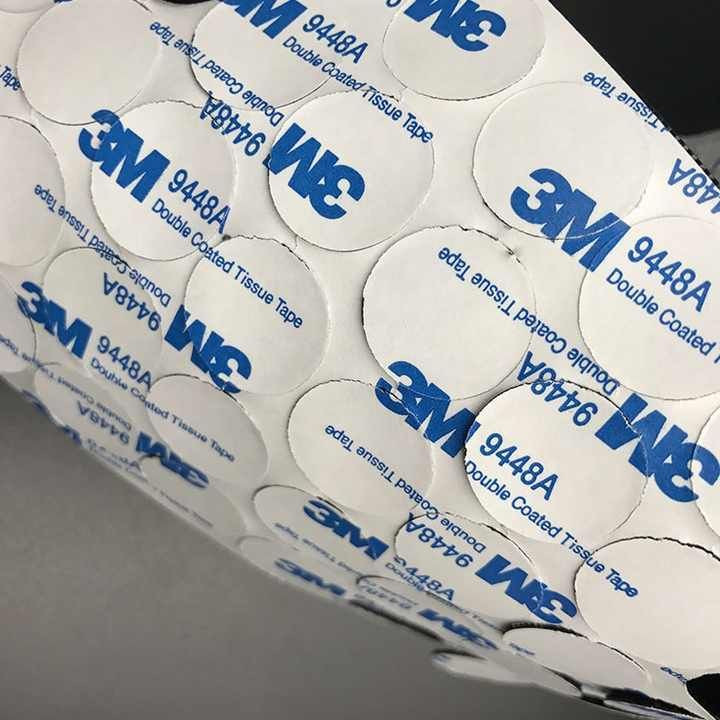 3M Adhesive Hook and Loop Nylon Rolls Shape Round 10MM Circles Fastener Sticky Dots With Dispenser