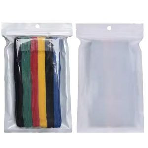 50 Pcs Reusable Fastening Cable Ties with Hook and Loop, Multi-Purpose Cable Straps Wire Ties Cable Management