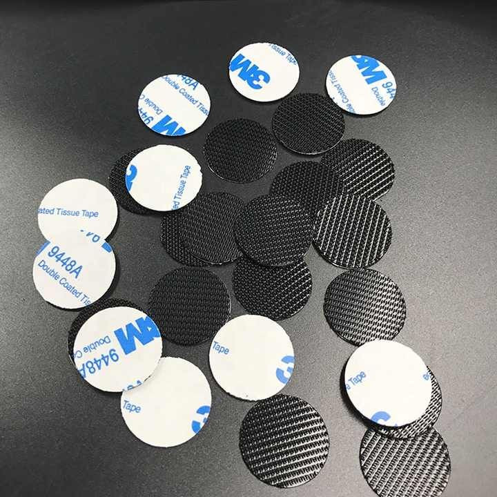 3M Adhesive Hook and Loop Nylon Rolls Shape Round 10MM Circles Fastener Sticky Dots With Dispenser