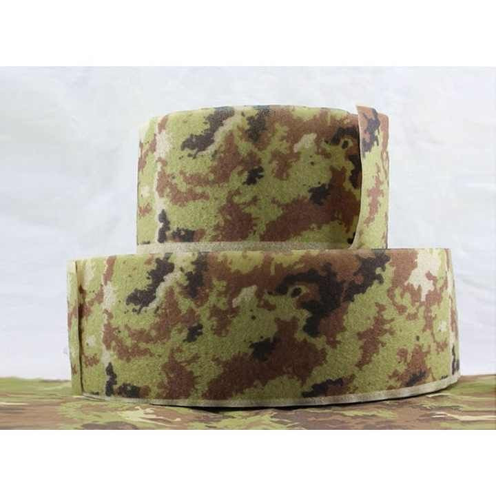 Customizable Camouflagecolor Die Cut Camo Hook and Loop Rolls For Tactical Helmet