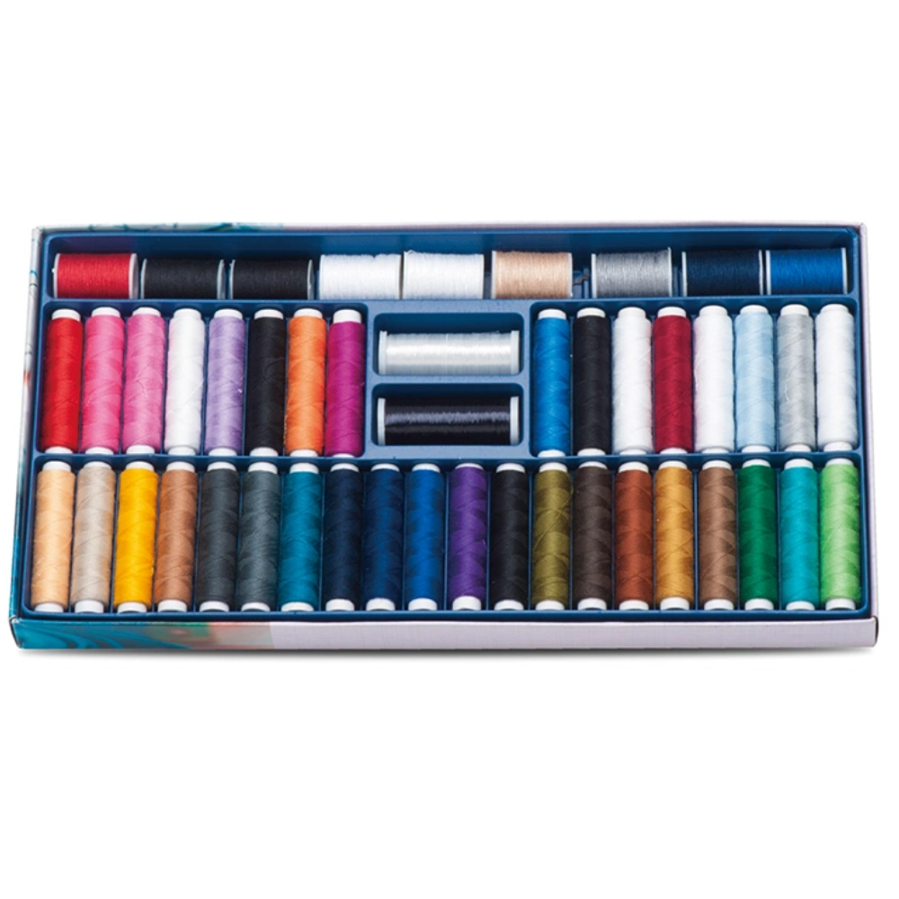 47PCS Mixed Color Sewing Thread Kits High Quality for Home DIY