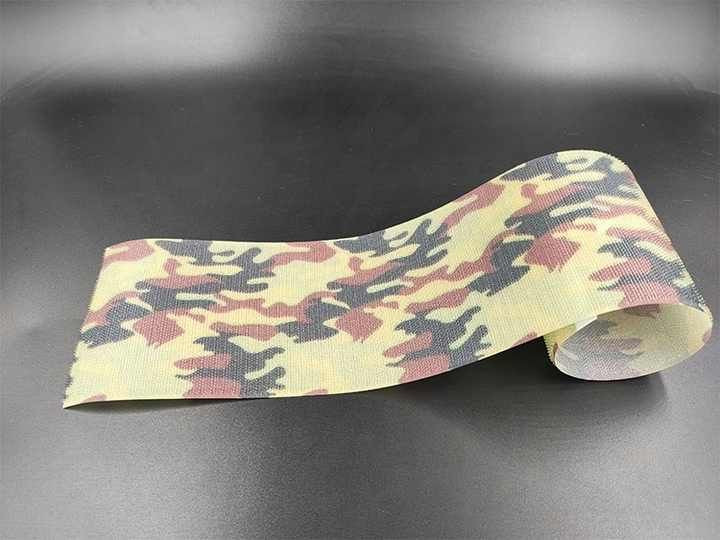 Customizable Camouflagecolor Die Cut Camo Hook and Loop Rolls For Tactical Helmet