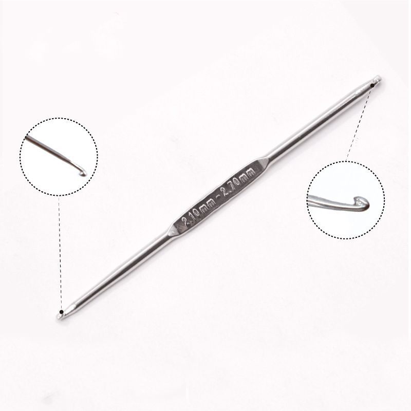 Metal Crochet hook  DIY knitting tool hooks crochet double head