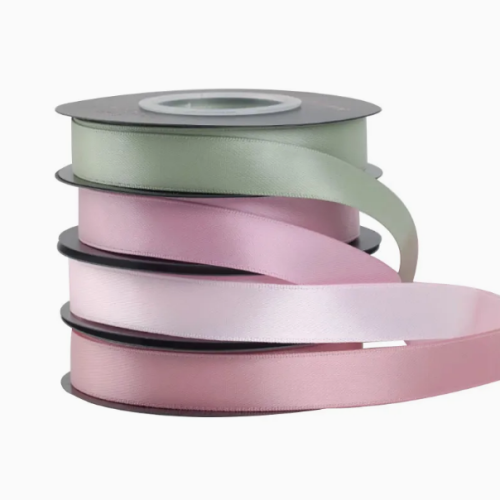Solid Color Double Face Ribbon  Gift Satin Ribbon with 1cm 2.5 Cm 4 Cm 10 Cm