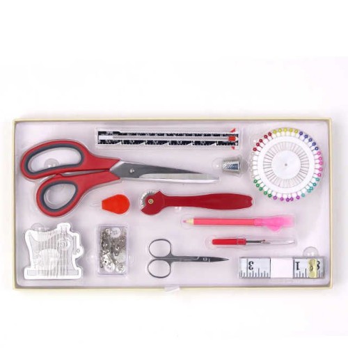 New Sewing Notions Deluxe Double Layer Household Travel Needlework Sewing Tools Set Home DIY Sewing Kit Box Set