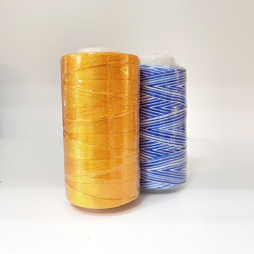 High Tenacity Nylon Polyester Thread 840d/2 Dyed 300y 500y Factory Wholesale for Sewing