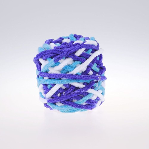 Colors Dyed Polyester Blended Yarn Velvet Chenille Blanket Yarn for Hand  Knitting