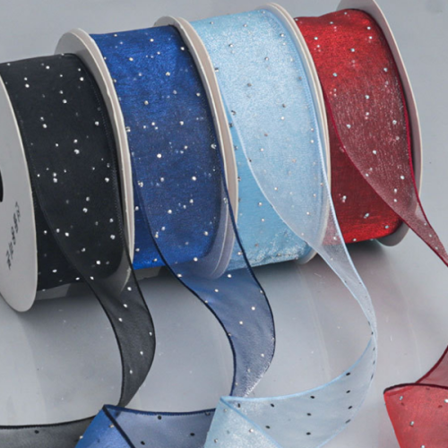 DIY Ribbon with High Gloss Hot Drilling for Decoration/Gifts Packaging, Party DIY