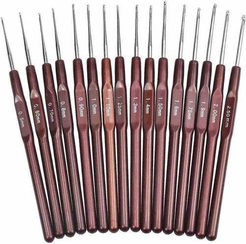 16 Pieces New Style Goof Quality Knitting Crochet Needle Set Knitting Sewing Tool