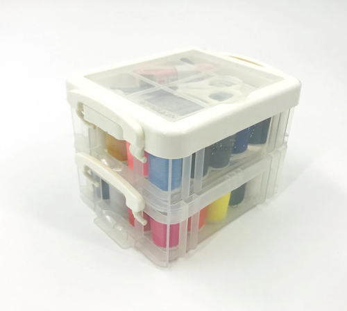 Hot Custom Colorful Mini Travel Sewing Kit with Needles Tape Measure